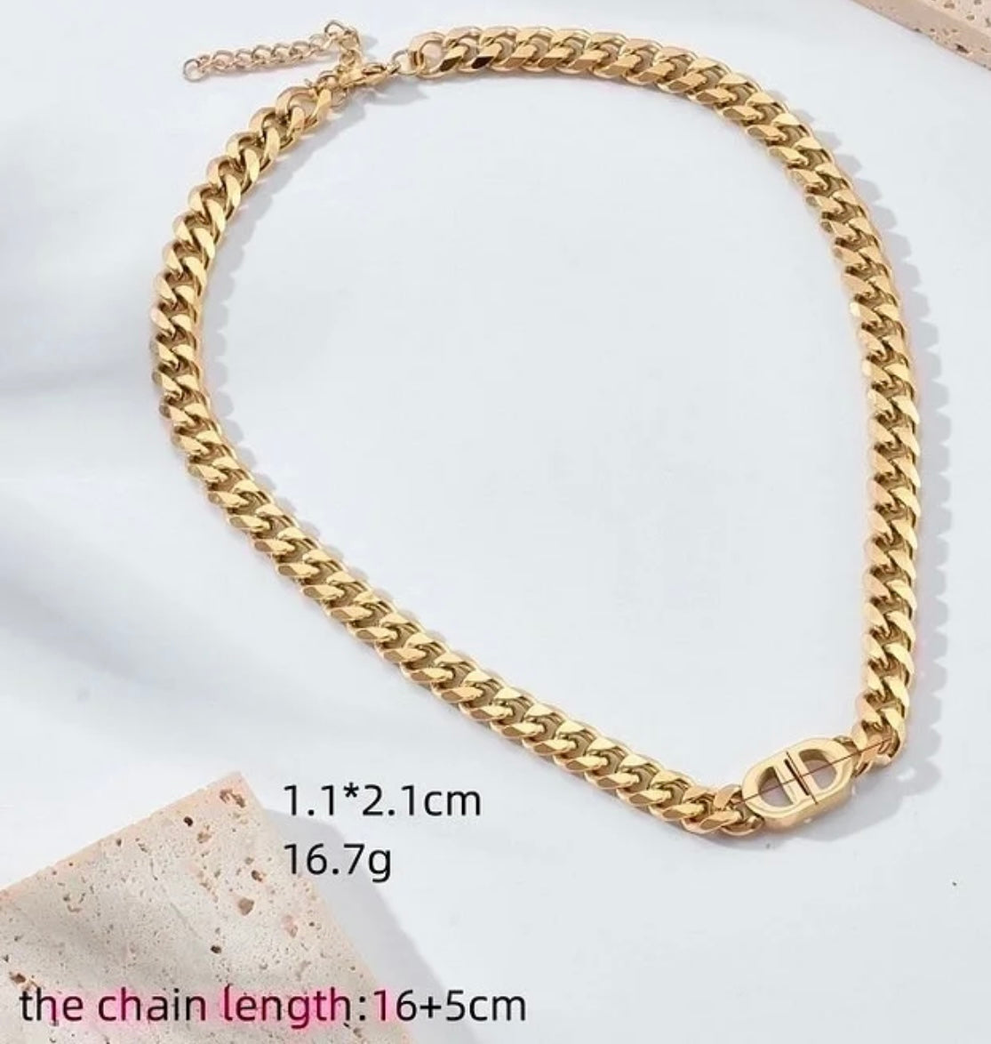 DOUBLE D CUBAN CHOKER