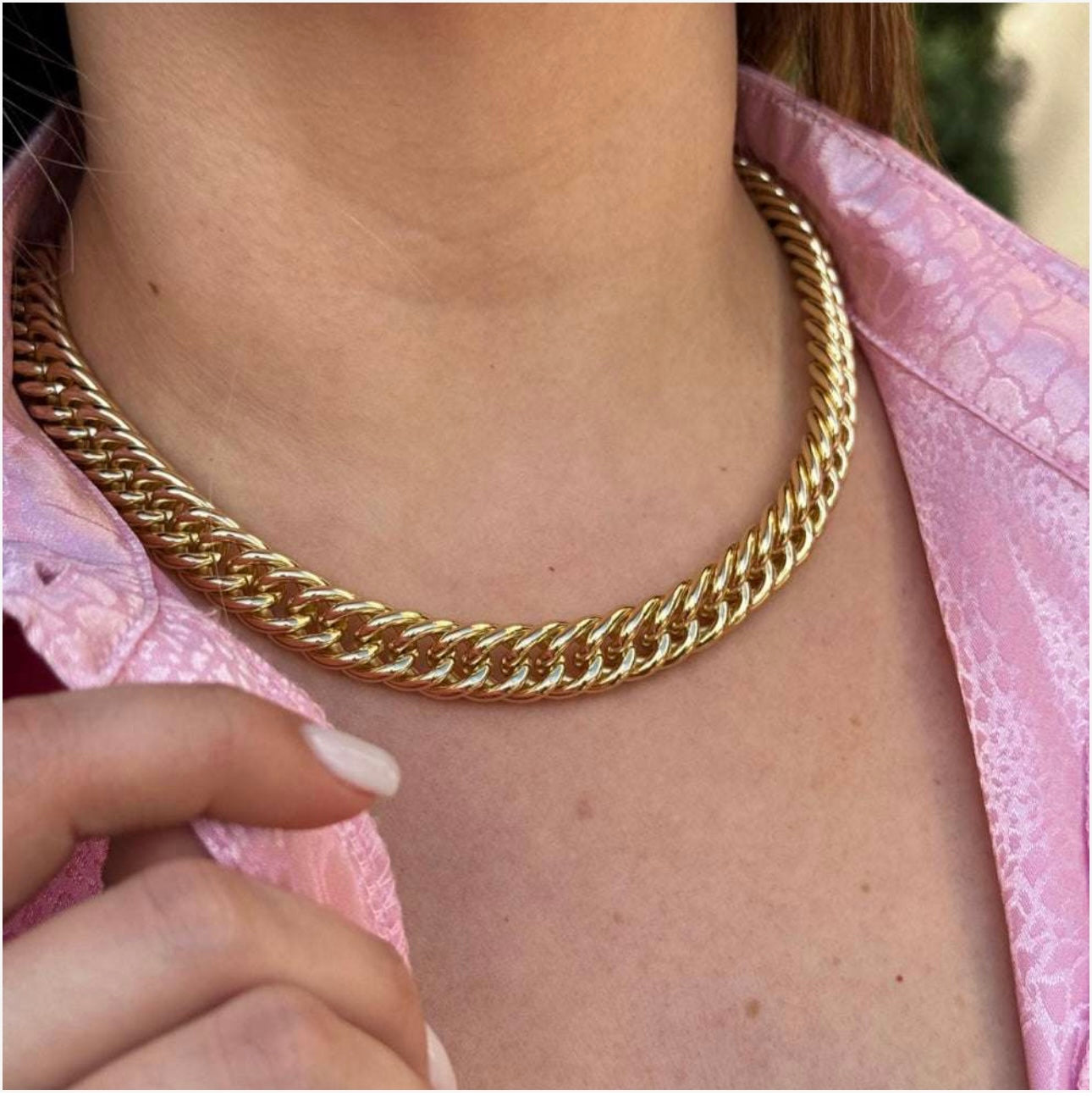 CHUNKY HAVANA NECKLACE