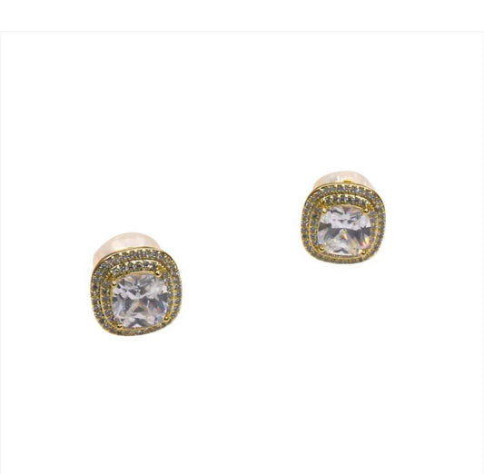 SQUARE ZIRCONIA EARRING