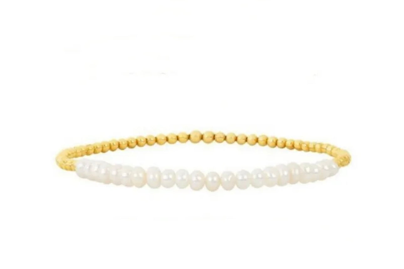 IVORY KISS BEADED PEARL SET