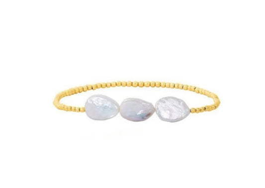 IVORY KISS BEADED PEARL SET
