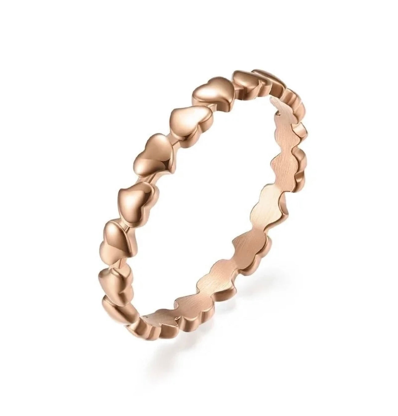 SWEET STACKING HEART RING