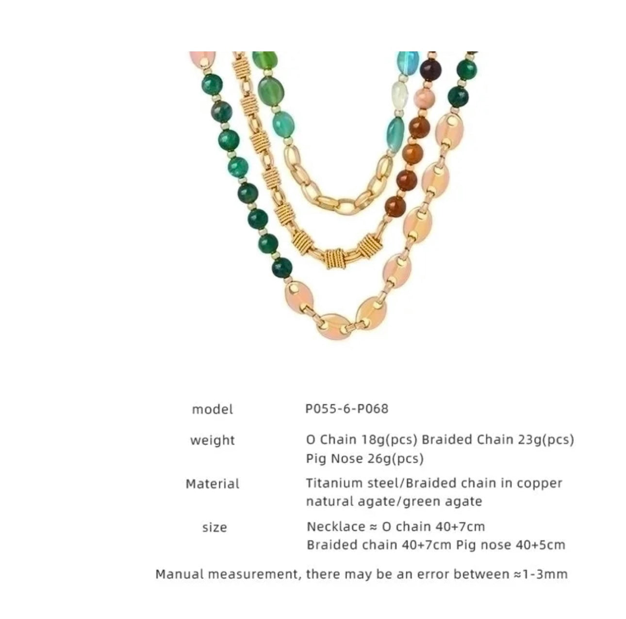 GOLDEN EMERALD EARTH NECKLACE