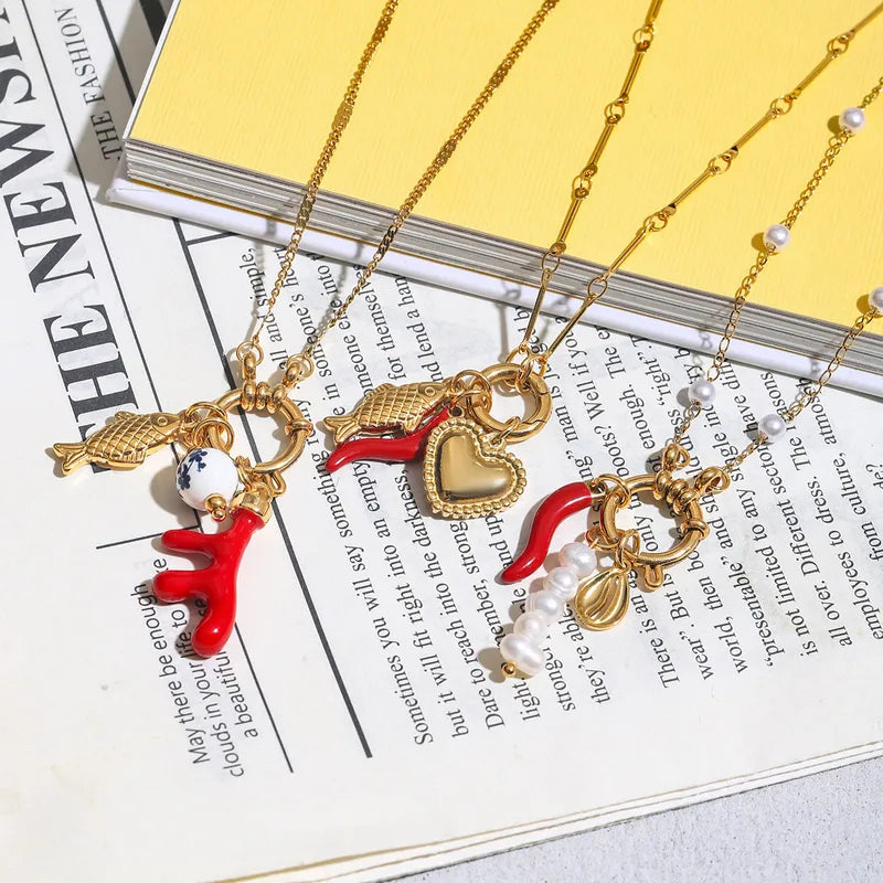 MEDITERRANEAN AMULET NECKLACE SET