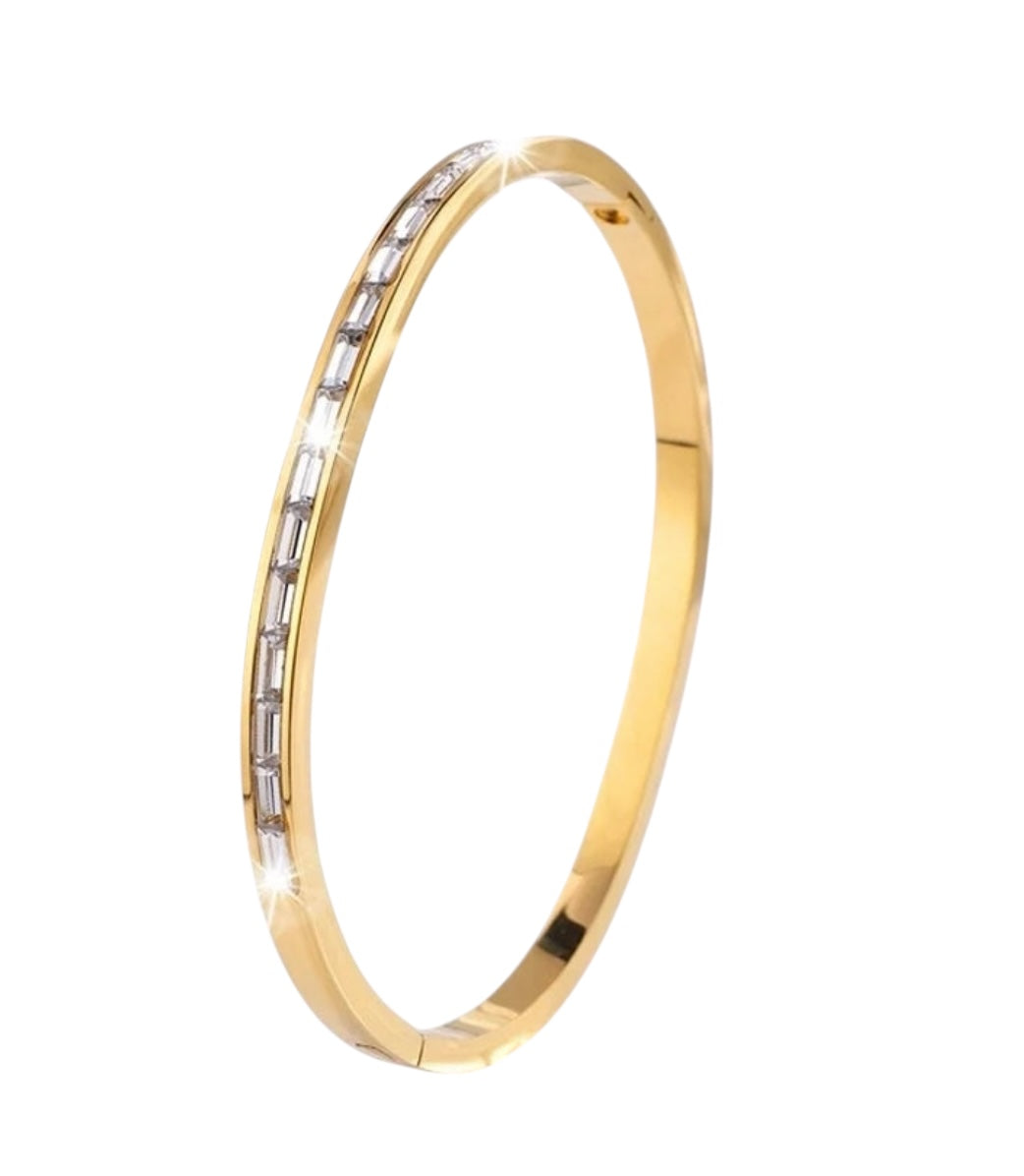 Eclipse Drop Rhinestones Bangle