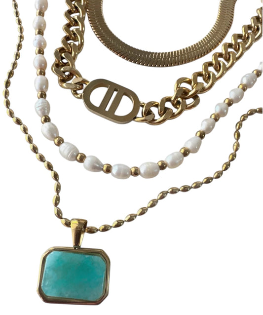 GOLDEN TIDE NECKLACE SET